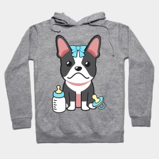 Cute french bulldog is a baby Hoodie